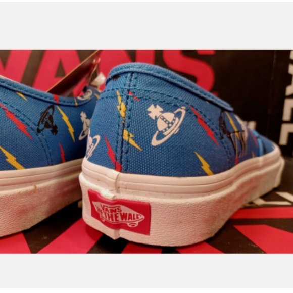 Vans Authentic Vivienne Westwood Thunderbolt Blue Men's 4/Women's 5.5 - Picture 2 of 11